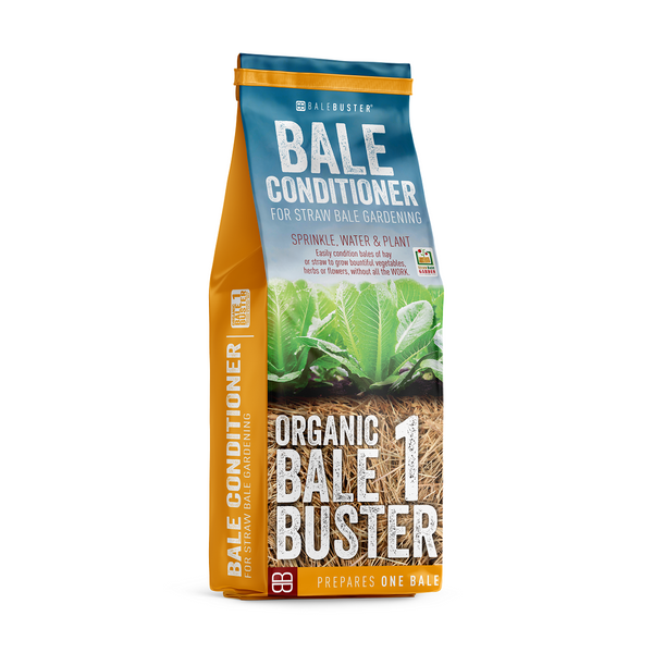 12 Units - BaleBuster1 - Retail Display packaging - Organic one bale formula